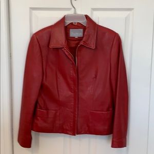 Red Leather Jacket.